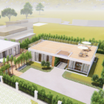 Prefabricated Building Office Pod Designed Light Steel Frame Housewooden Bungalows