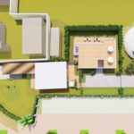 Prefabricated Building Office Pod Designed Light Steel Frame Housewooden Bungalows