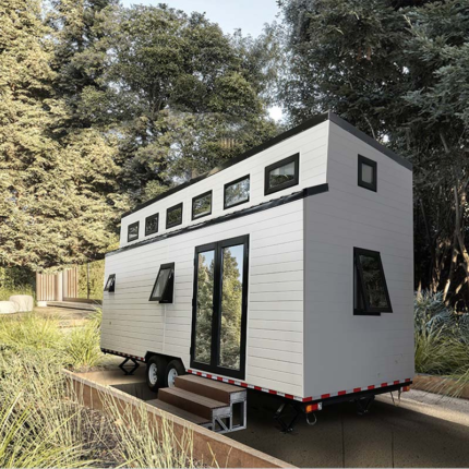 Prefabricated Cabin Trailer Homes Tiny House on Wheels Mobile House Sale