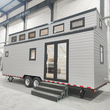 Prefabricated Cider Box Tiny House on Wheels with Australia Standard Trailer for Sale
