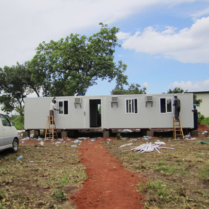 Prefabricated Container House Lotus Cheap Fast Installation Convenience House