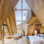 Prefabricated Holiday House with Loft Prefabricated a Frame Hosue Au/Nzs/USA Standard