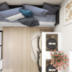 Prefabricated Homes Luxury Prefab Tiny House on Wheels with Solar Panel