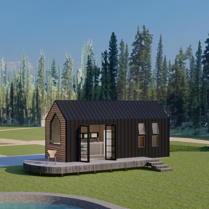 Prefabricated Homes Tiny Home on Wheels Prefab China Cabin House Kits