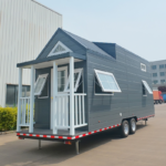 Prefabricated Hosue Capsule House Tiny Home on Wheels with Kitchen & Bath