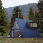 Prefabricated Hotel a Frame Holiday House with Light Steel Structure Cabin Prefab Home