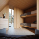 Prefabricated Hotel a Frame Holiday House with Light Steel Structure Cabin Prefab Home
