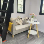 Prefabricated Hotel Light Steel Structure Tiny House on Wheels with Trailer