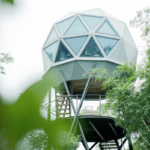 Prefabricated Hotel Mingyue Diameter Outdoor Hotel Dome House Modular Prefabricated House