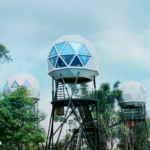 Prefabricated Hotel with Light Steel Prefabricated Building Dome Cabin Residential Hostel