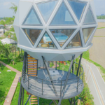 Prefabricated House Dome House with Light Steel Frame Prefab House Cabin Unit