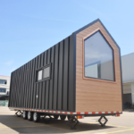 Prefabricated House Kit Home with Light Gauge Steel Frame Tiny House on Wheels