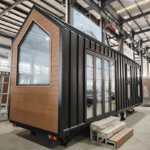 Prefabricated House Kit Home with Light Gauge Steel Frame Tiny House on Wheels