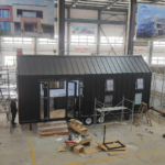 Prefabricated House Kit Home with Light Gauge Steel Frame Tiny House on Wheels