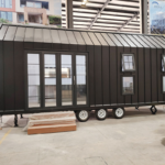 Prefabricated House Kit Home with Light Gauge Steel Frame Tiny House on Wheels