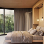 Prefabricated House Light Steel Frame Log Cabin Leisure Wooden Bungalow