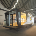 Prefabricated House Luxury Space Capsule Mobile House Tiny House on Wheels Glacier
