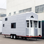 Prefabricated House Luxury Tiny House on Wheels RV Motorhome