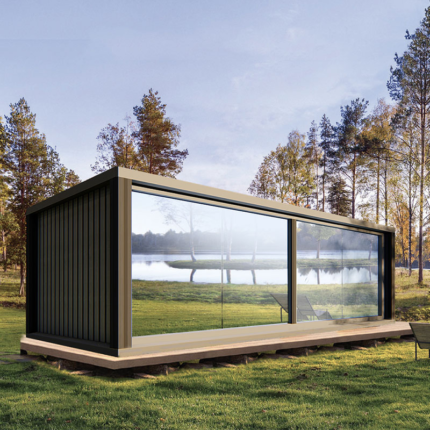 Prefabricated House Modular House with Light Steel Frame Resistant Resort Hotel Cabin