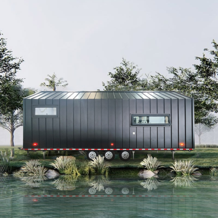 Prefabricated House Modular Tiny Homes on Trailer for Sale