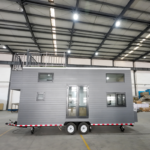 Prefabricated House Steel Structure Tiny House on Wheels for Sell Readyto Ship