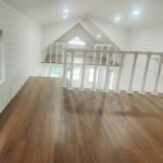 Prefabricated House Tiny House on Wheels with American Standard Trailer Caravan