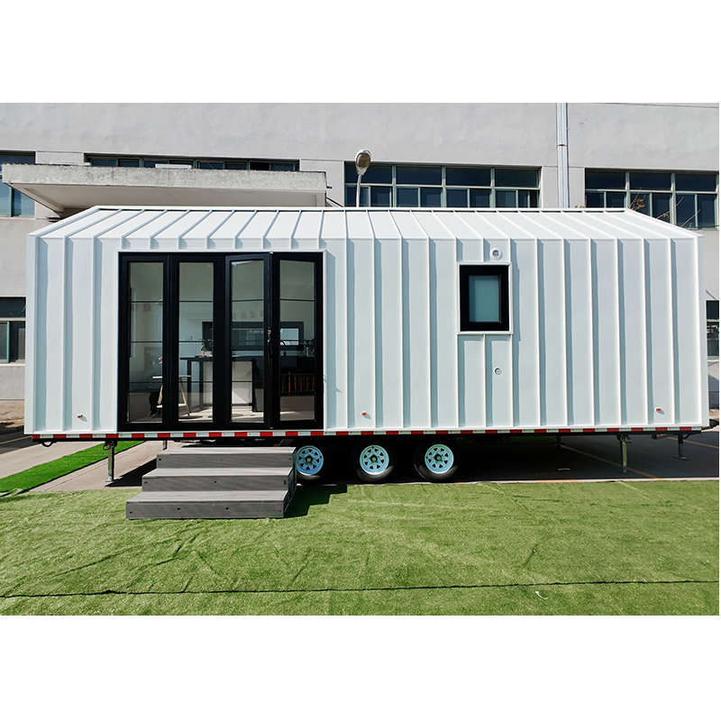 Prefabricated House Trailer Caravan Container Modern Design Tiny House on Wheels Prefabricated House Trailer Caravan Container Modern Design Tiny House on Wheels