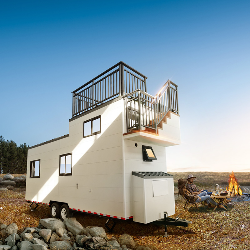 Prefabricated House Trailer for Sale Modular Home Tiny House on Wheels with Trailer Orlando Prefabricated House Trailer for Sale Modular Home Tiny House on Wheels with Trailer Orlando