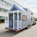 Prefabricated House Us Standard Cheap Double Storey Tiny Homes on Wheels Ready to Ship