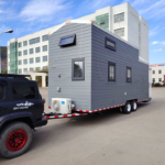 Prefabricated House Us Standard Cheap Double Storey Tiny Homes on Wheels Ready to Ship