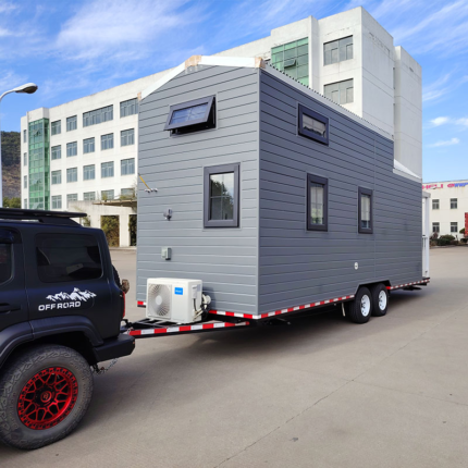 Prefabricated House Us Standard Cheap Double Storey Tiny Homes on Wheels Ready to Ship