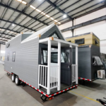 Prefabricated House Us Standard Double Storey Tiny Homes on Wheels for Sell