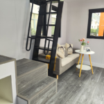 Prefabricated House with Light Steel Frame Modular Tiny House on Wheels