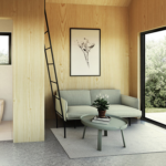 Prefabricated House Wooden Design Cyclone Resisted Bungalow Little Homes for Holiday