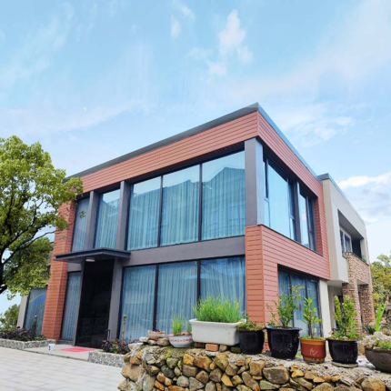 Prefabricated Houses 2 Bedroom Villa Frame Steel En Us Standard with Big Windows