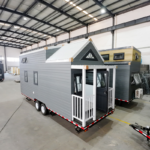 Prefabricated Houses Comfort Tiny House on Wheels with Steel Structure AS/NZS