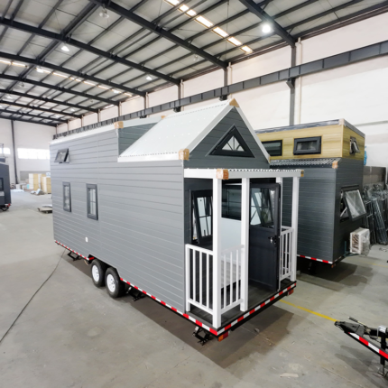 Prefabricated Houses Comfort Tiny House on Wheels with Steel Structure AS/NZS