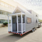 Prefabricated Houses Comfort Tiny House on Wheels with Steel Structure AS/NZS