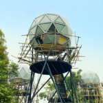 Prefabricated Houses Light Steel Frame Modern Design Dome House for Camping