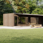 Prefabricated Houses Light Steel Frame Modular House Garden Studio with American Standard