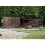 Prefabricated Houses Light Steel Frame Modular House Garden Studio with American Standard