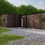 Prefabricated Houses Light Steel Frame Modular House Garden Studio with American Standard