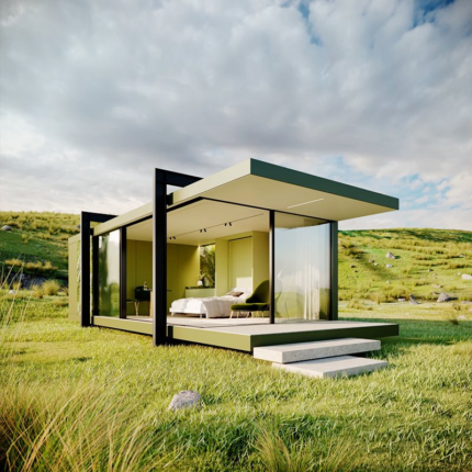 Prefabricated Houses Light Steel Framing Home Fast Construction Mobile Holidy House