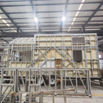 Prefabricated Houses Light Steel Framing Tiny House on Wheels with 3 Bedroom