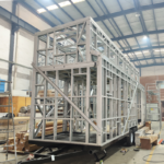 Prefabricated Houses Light Steel Structure Tiny House on Wheels Us Standard