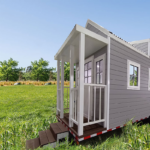 Prefabricated Houses Light Steel Structure Trailer for Sale, Tiny House on Wheels