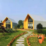 Prefabricated Houses Mobile Hotel Cabin Luxury Holiday House for Resort