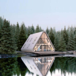 Prefabricated Houses Modular Home Cabin Hotel Unit with Light Steel Frame