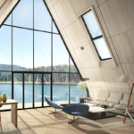 Prefabricated Houses Modular Home Cabin Hotel Unit with Light Steel Frame