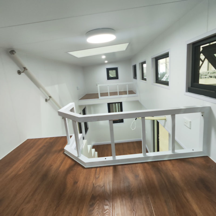 Prefabricated Houses Modular Home Light Steel Tiny Home on Wheels with Trailer